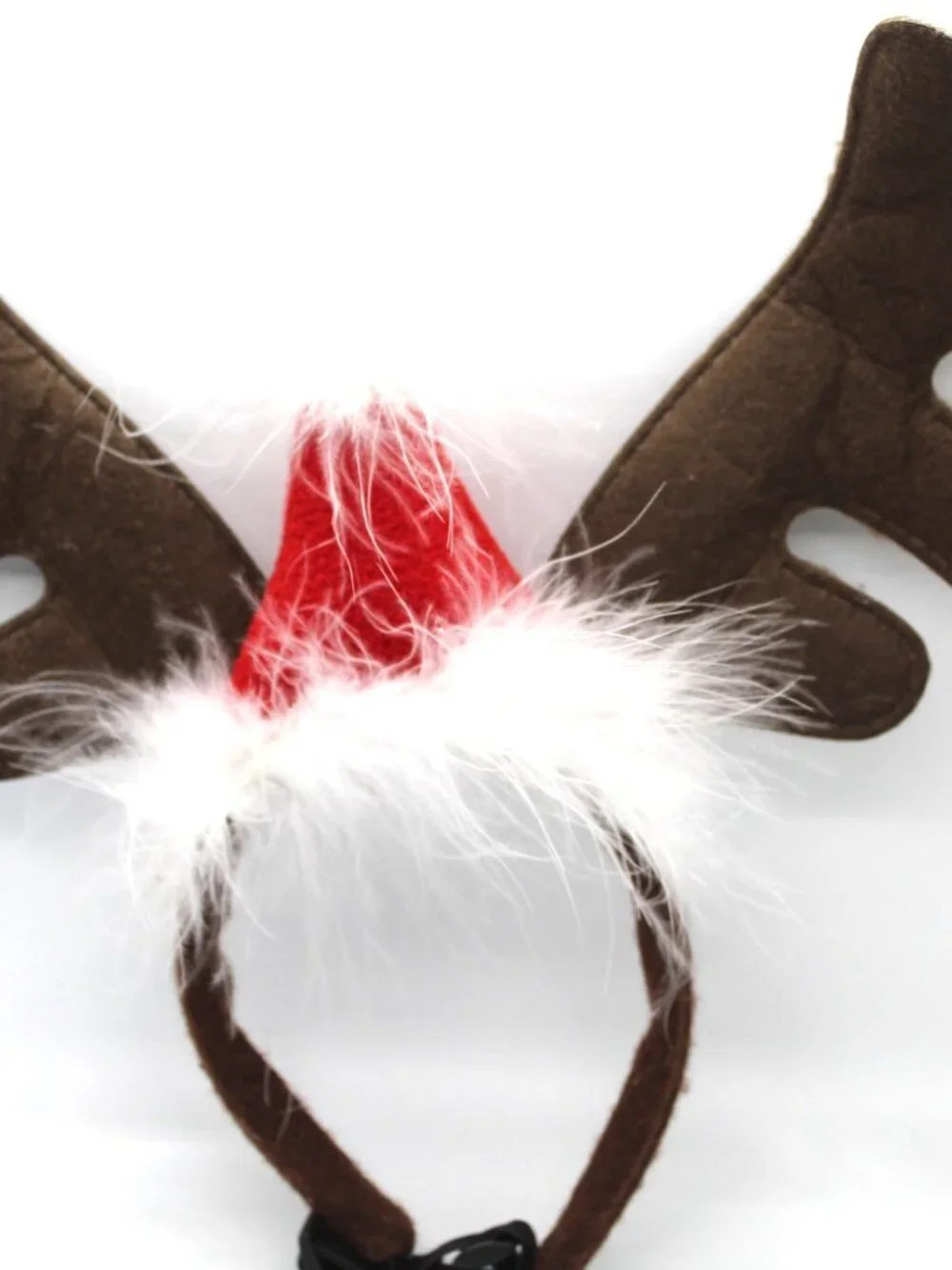 Dog Reindeer Santa Antlers Headband Christmas Costume Outfit For Small Dogs NWOT